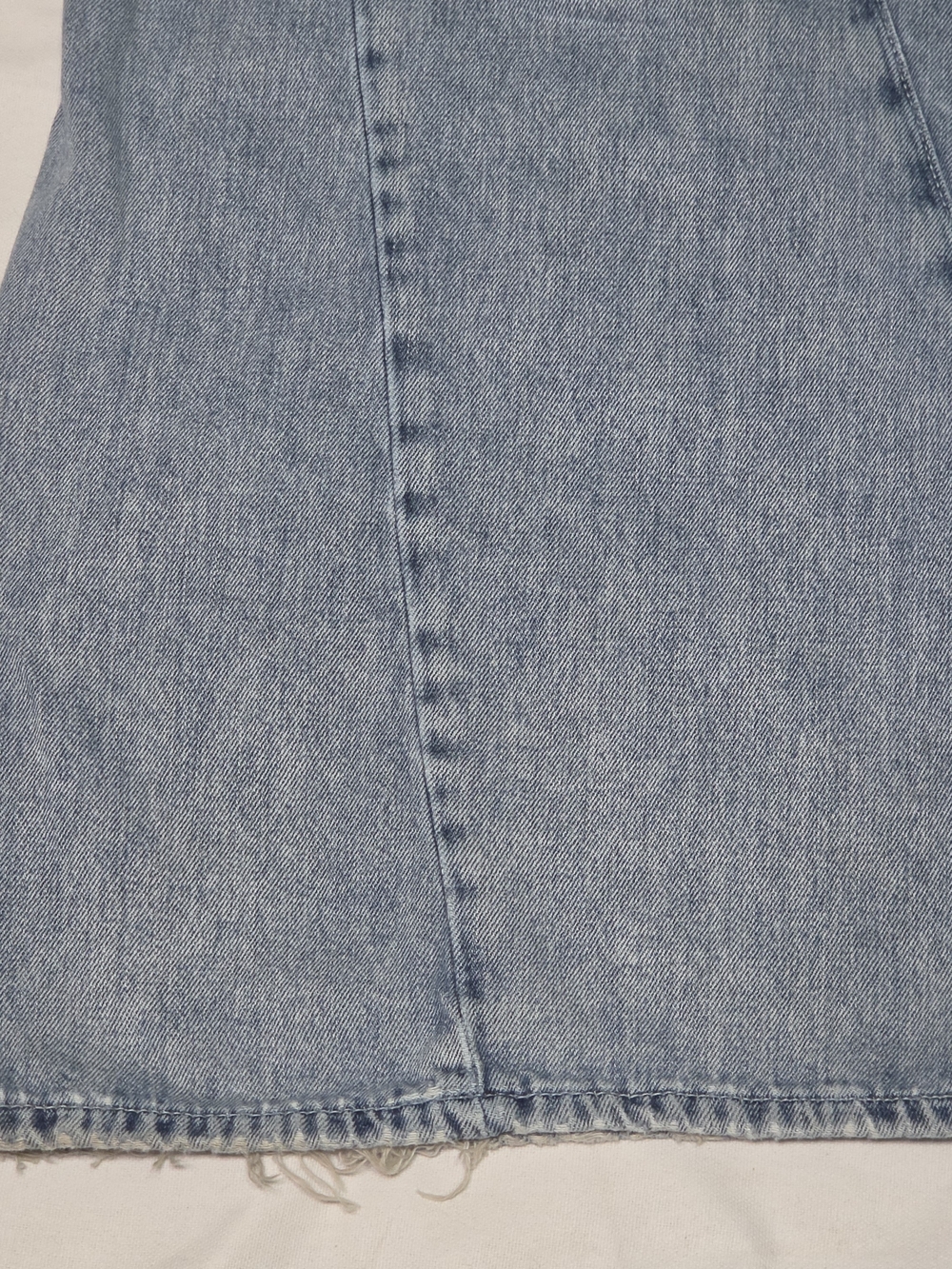 rag & bone Sofie Splice Jeans Size 26 Ultra Wide Leg High Rise Alisha Blue Denim - Picture 5 of 16